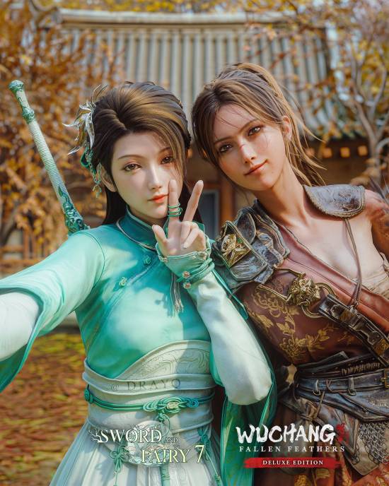 贝贝查 国产之光！3D大神晒出《仙剑7》《明末》女主新图
